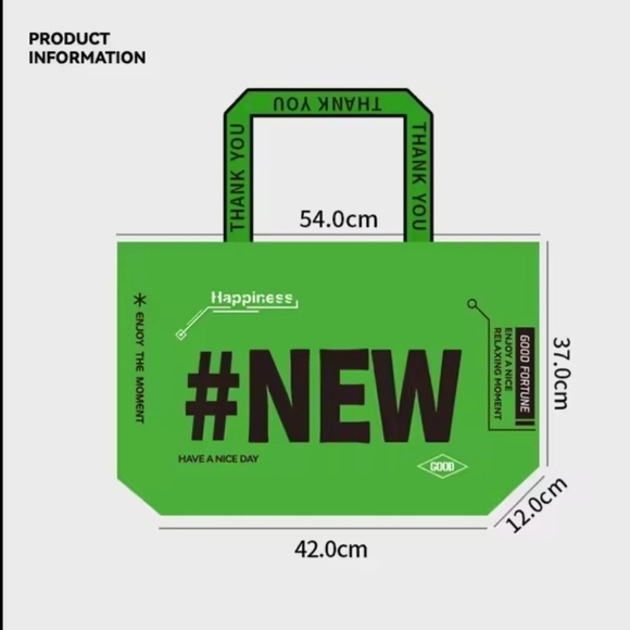 Waterproof Reusable Tote Bag - Picture 6 of 7